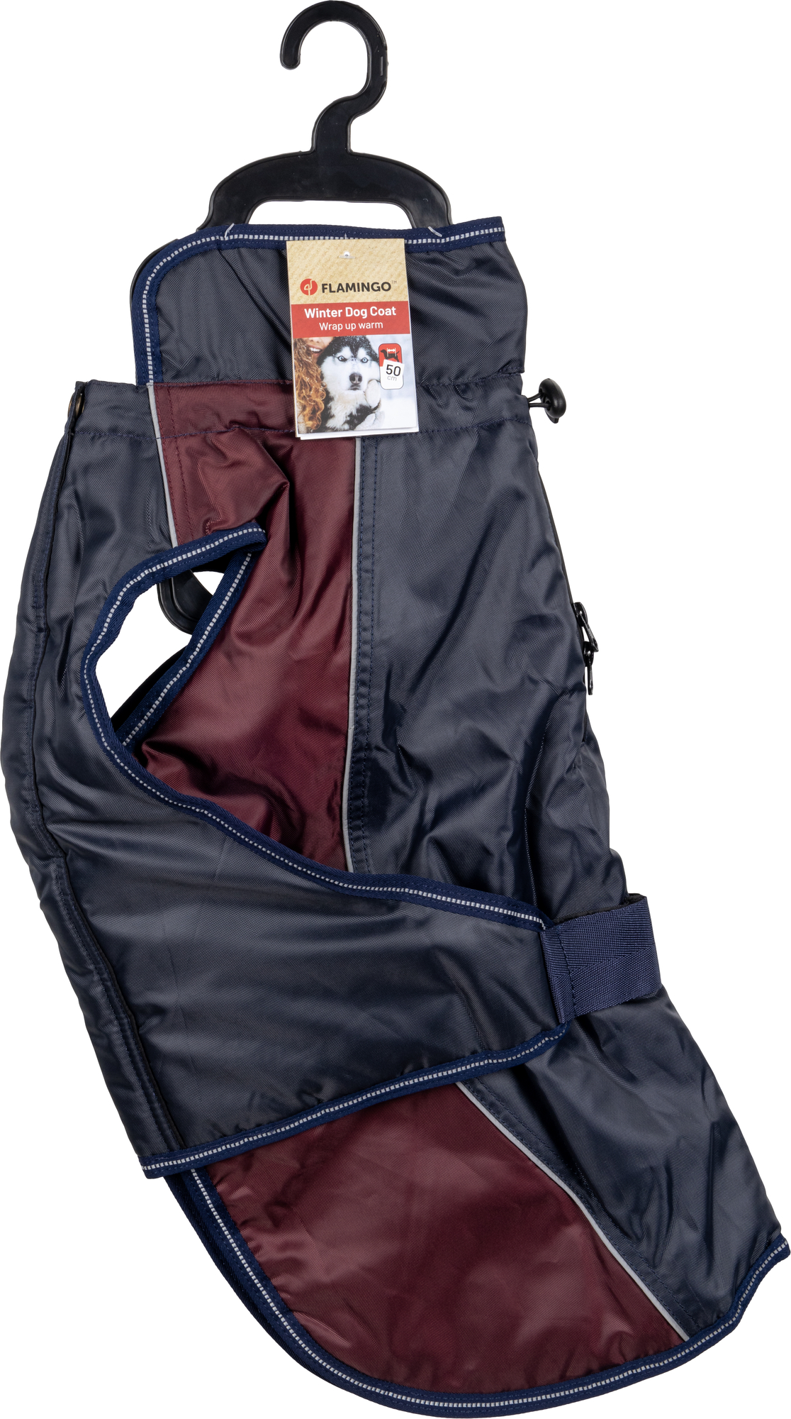 Flamingo Winter coat Eisberg Dark blue & Bordeaux