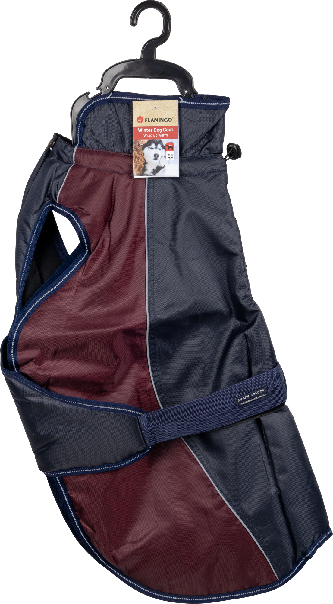 Flamingo Winter coat Eisberg Dark blue & Bordeaux