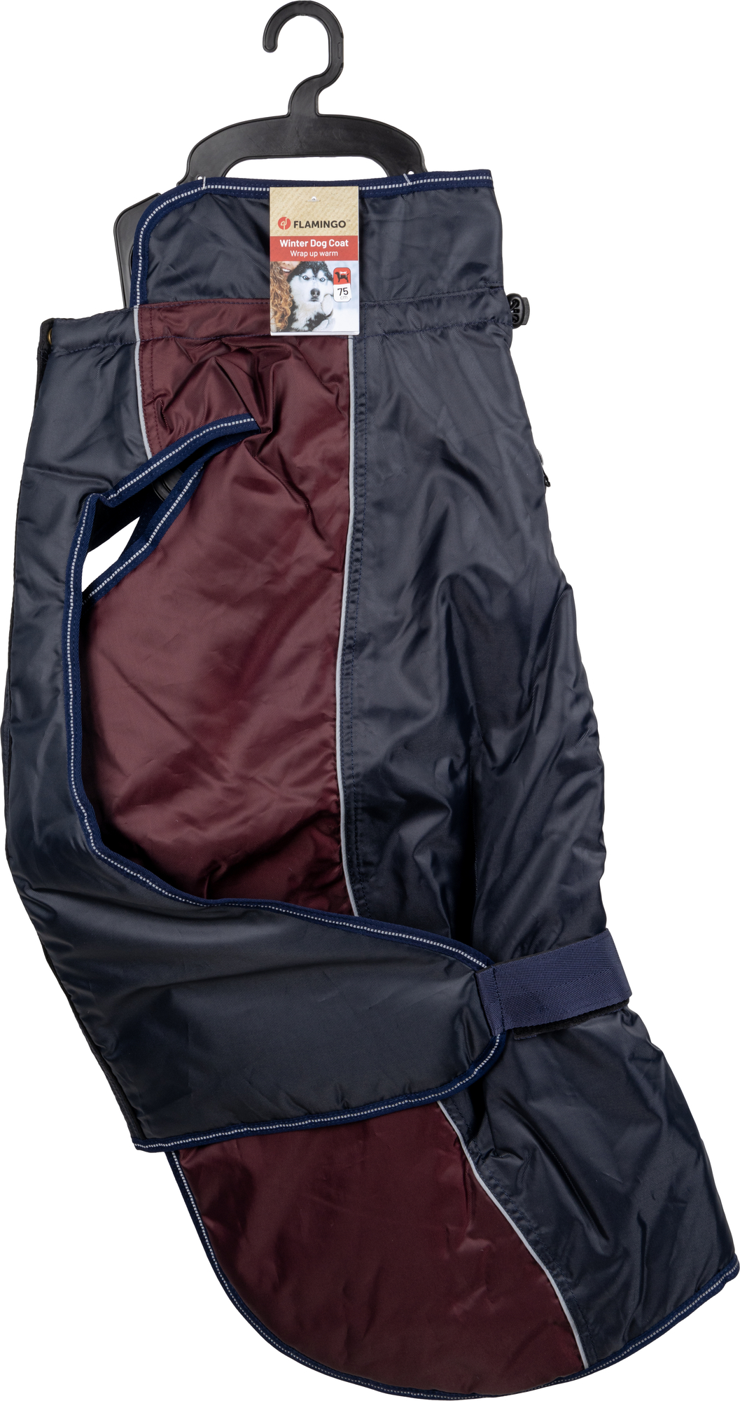 Flamingo Winter coat Eisberg Dark blue & Bordeaux