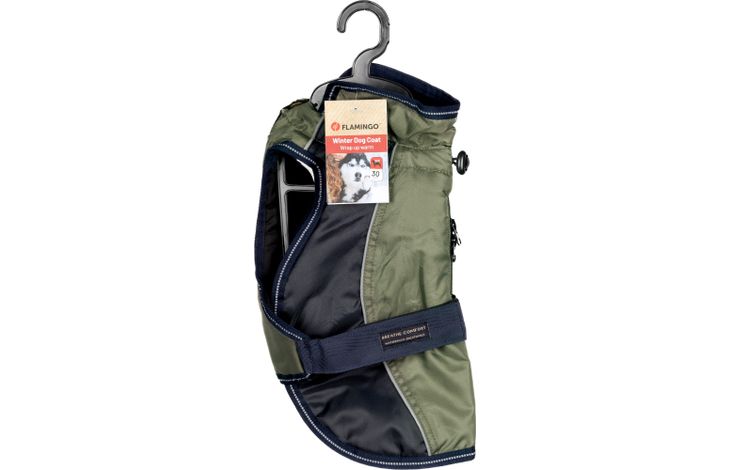 Flamingo Winterjas Eisberg Kaki & Donkerblauw