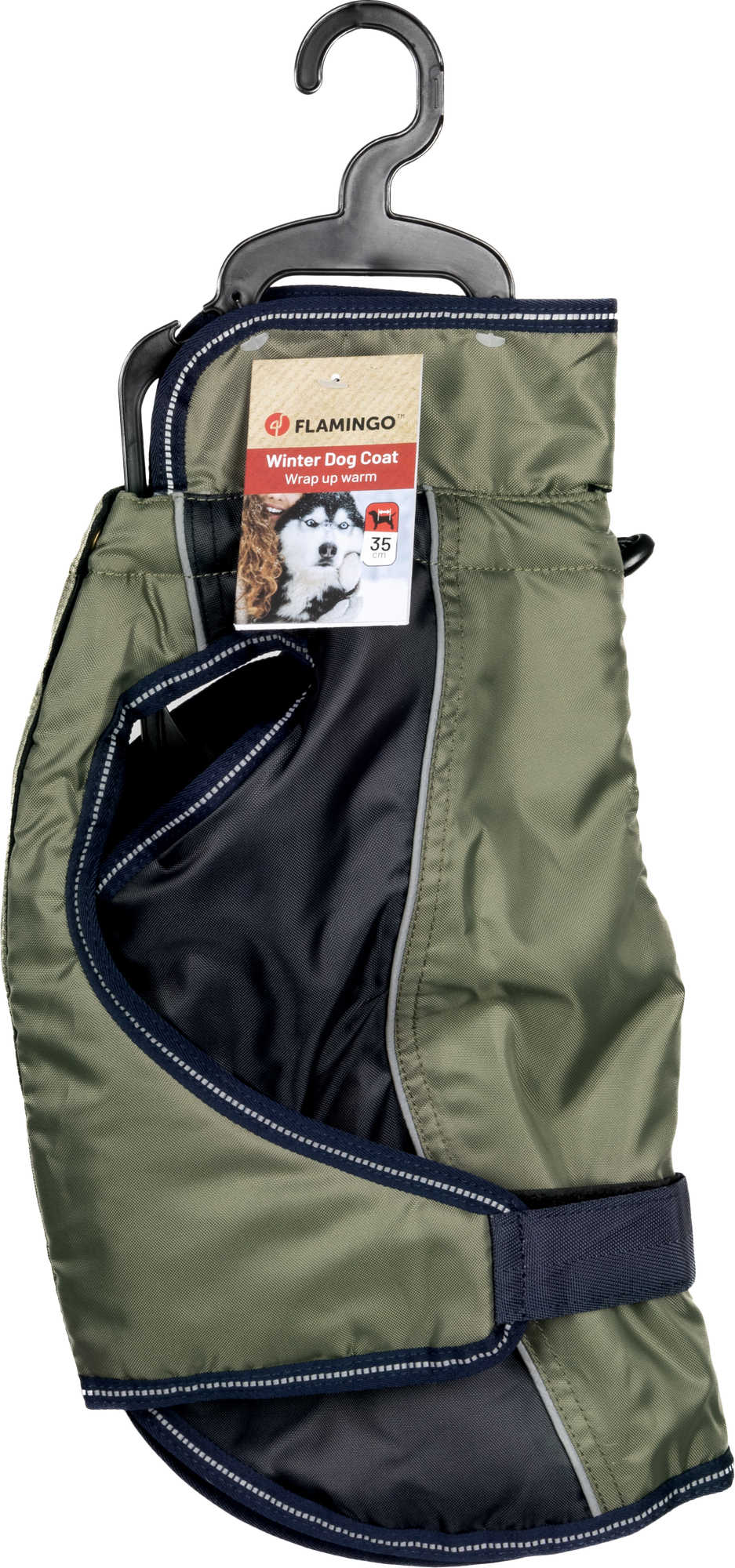 Flamingo Winter coat Eisberg Khaki & Dark blue