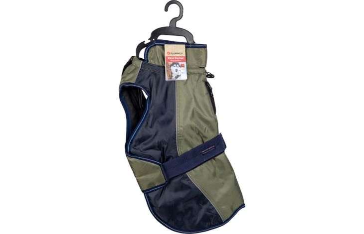 Flamingo Winterjas Eisberg Kaki & Donkerblauw