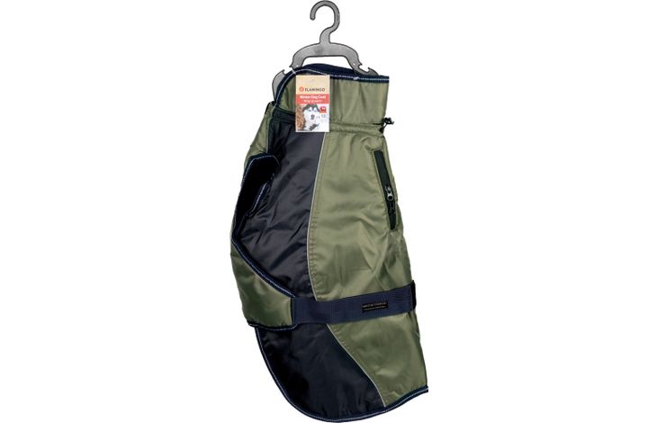 Flamingo Winterjas Eisberg Kaki & Donkerblauw