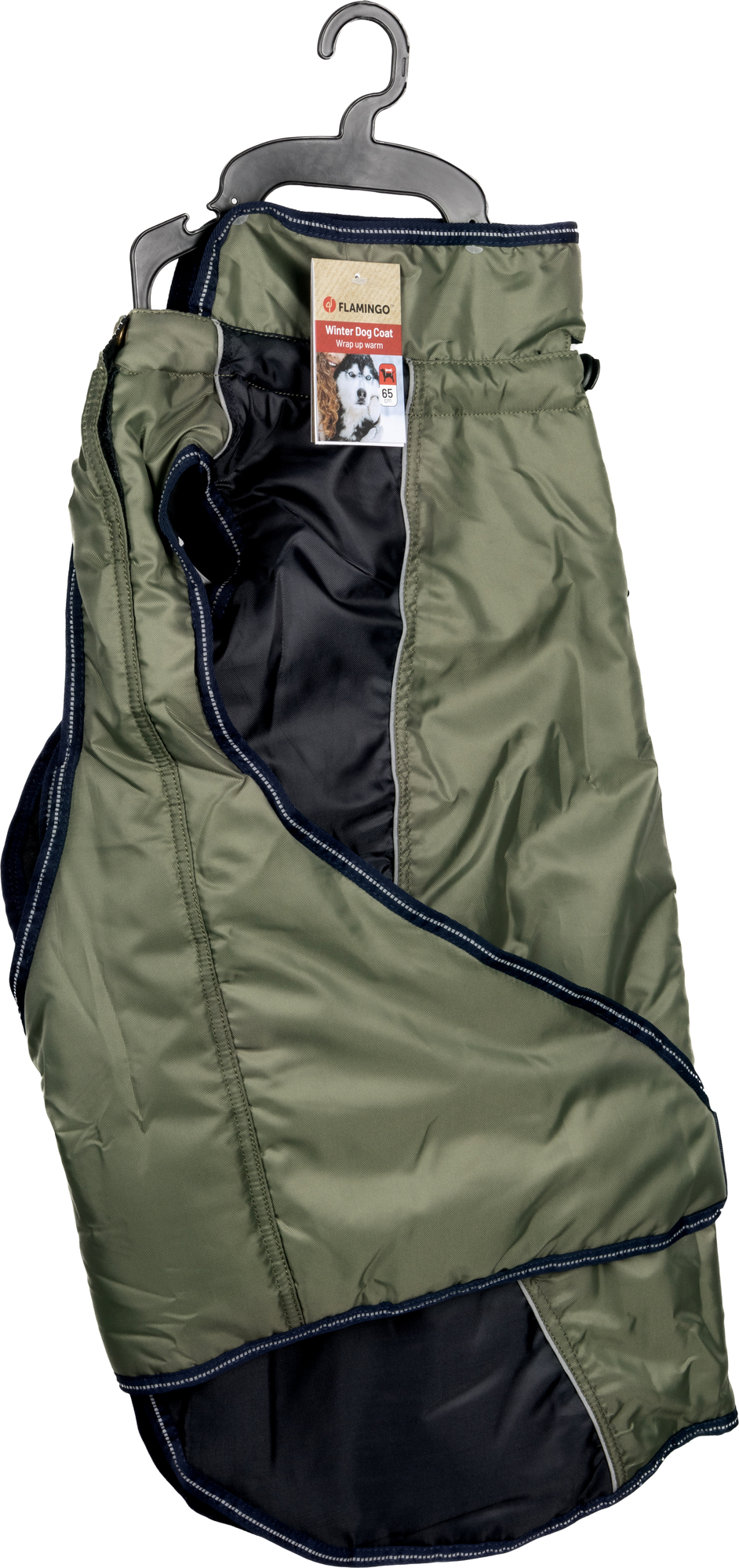 Flamingo Winter coat Eisberg Khaki & Dark blue