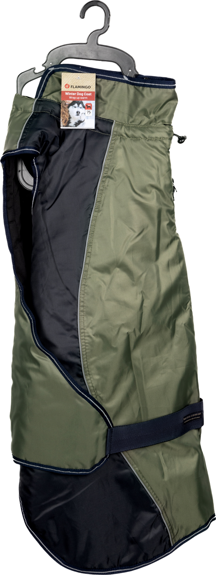 Flamingo Winter coat Eisberg Khaki & Dark blue