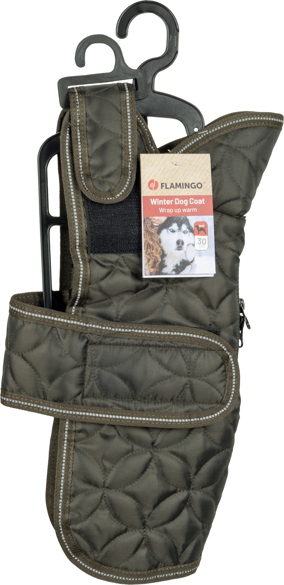 Flamingo Winter coat Ushi Khaki