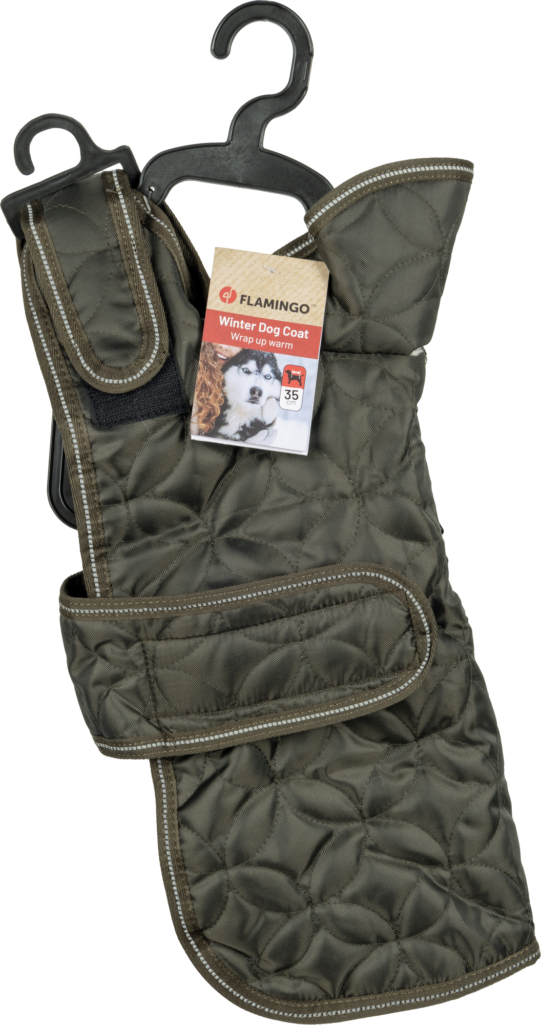 Flamingo Winter coat Ushi Khaki