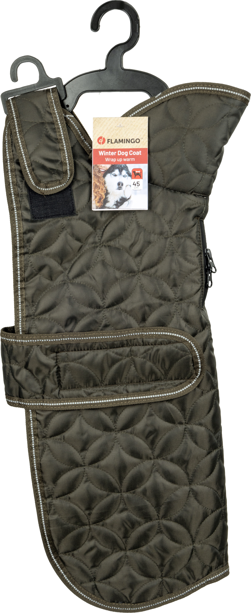 Flamingo Winter coat Ushi Khaki