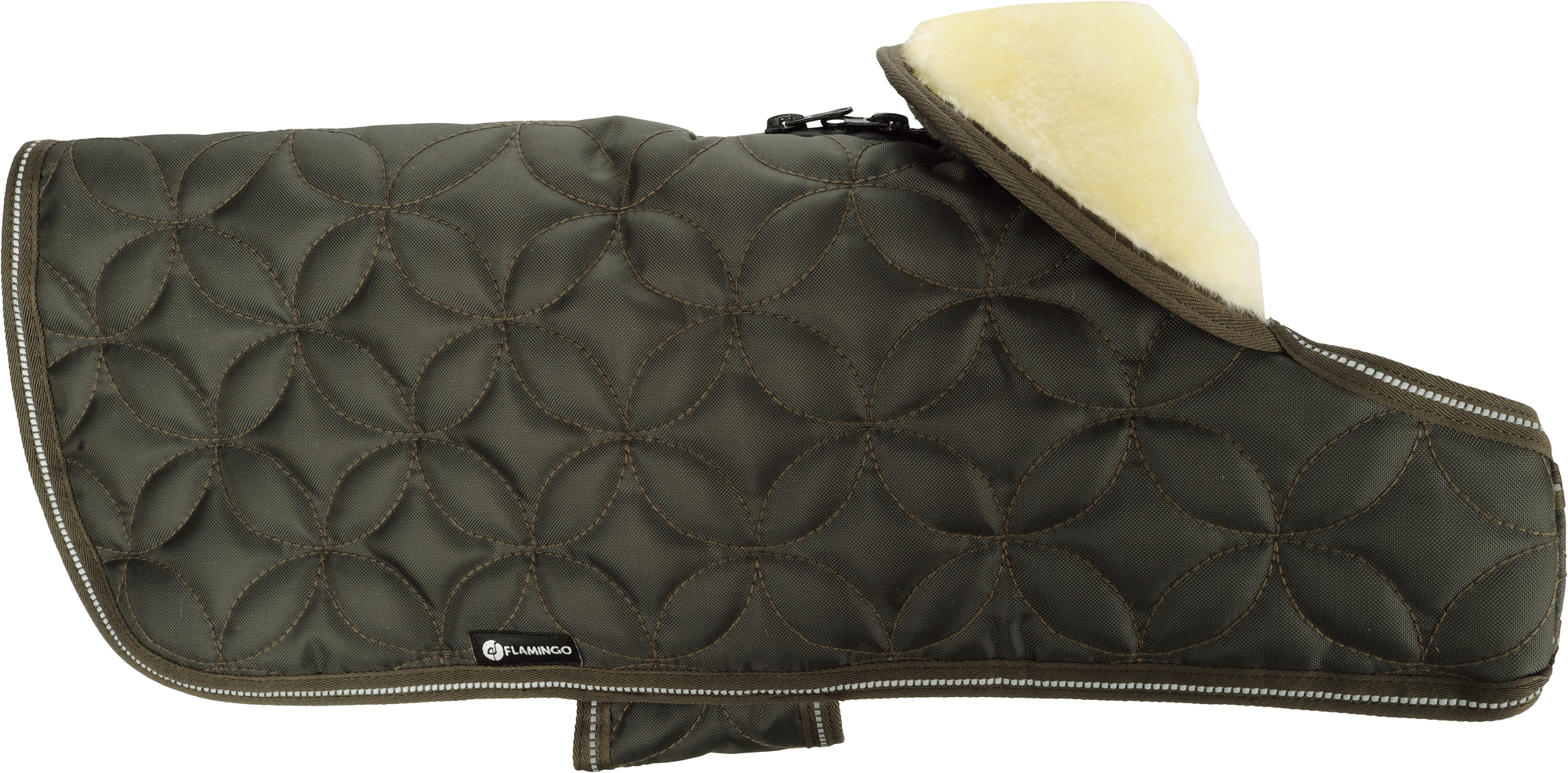 Flamingo Winter coat Ushi Khaki