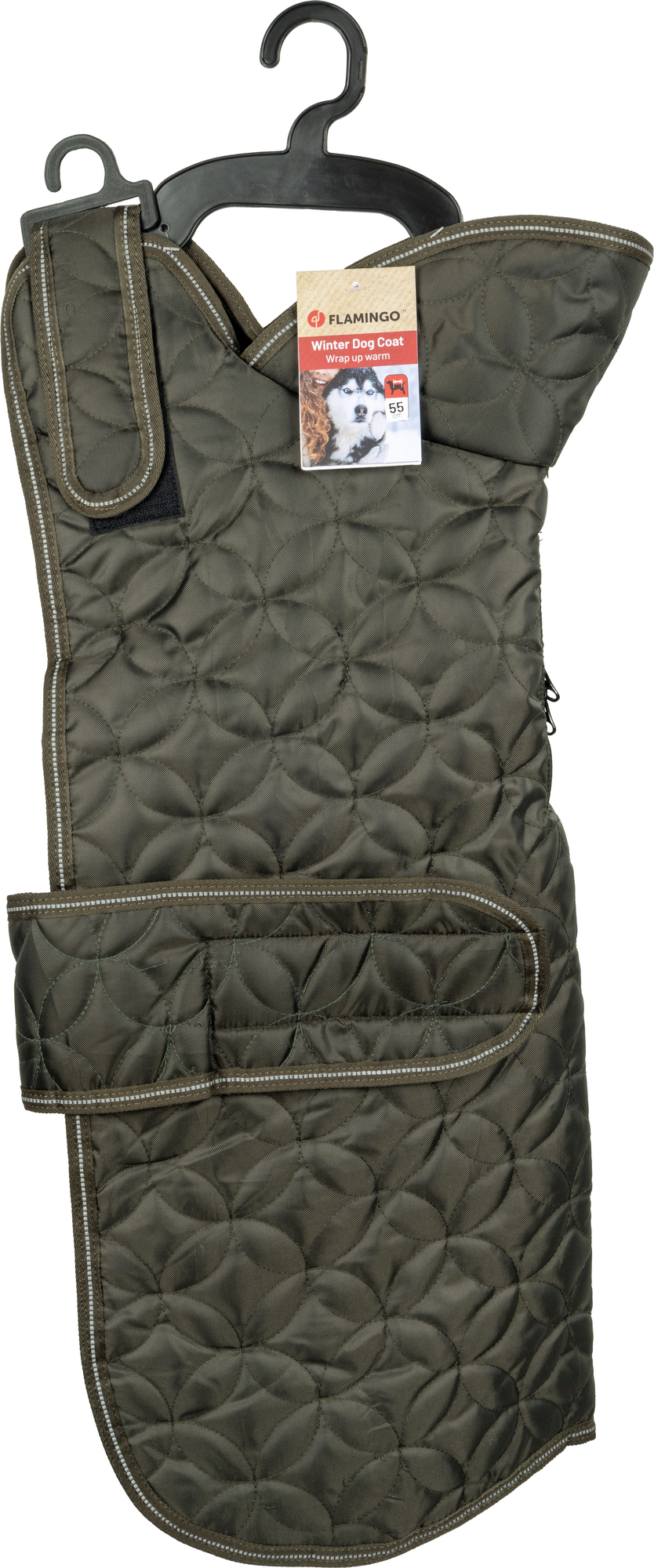 Flamingo Winter coat Ushi Khaki