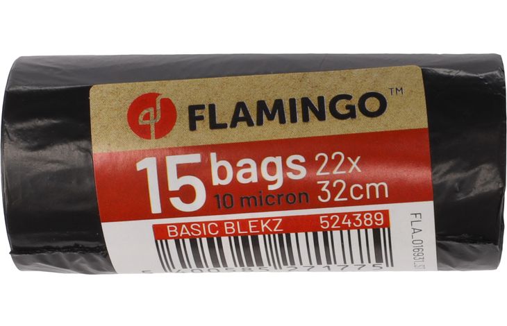Flamingo Poepzak Basic Blekz Zwart