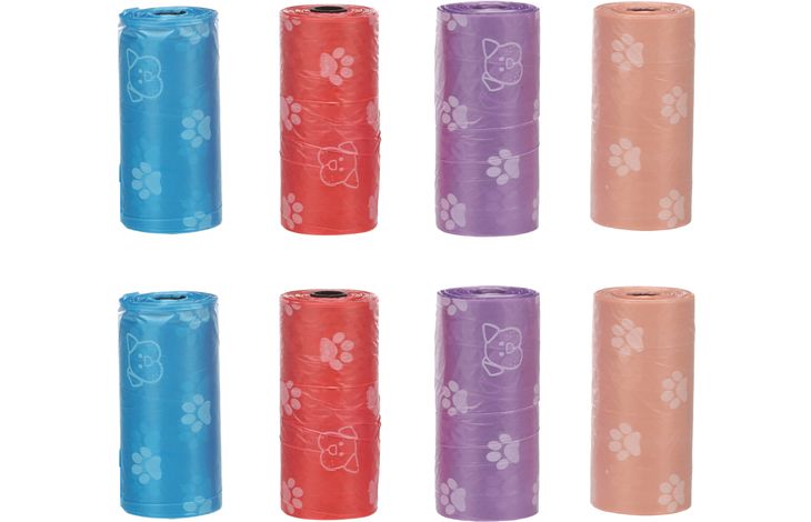 Flamingo Poepzak Basic Paws Meerkleurig
