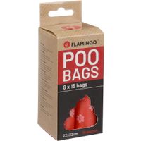 Flamingo Poepzak Basic Paws Meerkleurig
