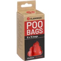 Flamingo Poepzak Basic Bones Meerkleurig