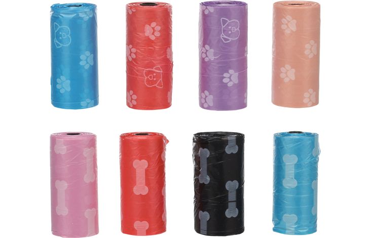 Flamingo Poepzak Basic Bones-Paws Meerkleurig