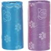 Poepzak Basic Bones-Paws Meerkleurig Rol Blauw, Paars Pootjes