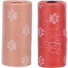 Poepzak Basic Bones-Paws Meerkleurig Rol Oranje, Rood Pootjes