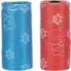 Poepzak Basic Bones-Paws Meerkleurig Rol Blauw, Rood Pootjes