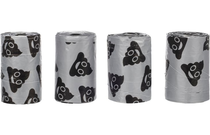 Flamingo Poepzak Extra sterk Lacha Zilver & Zwart