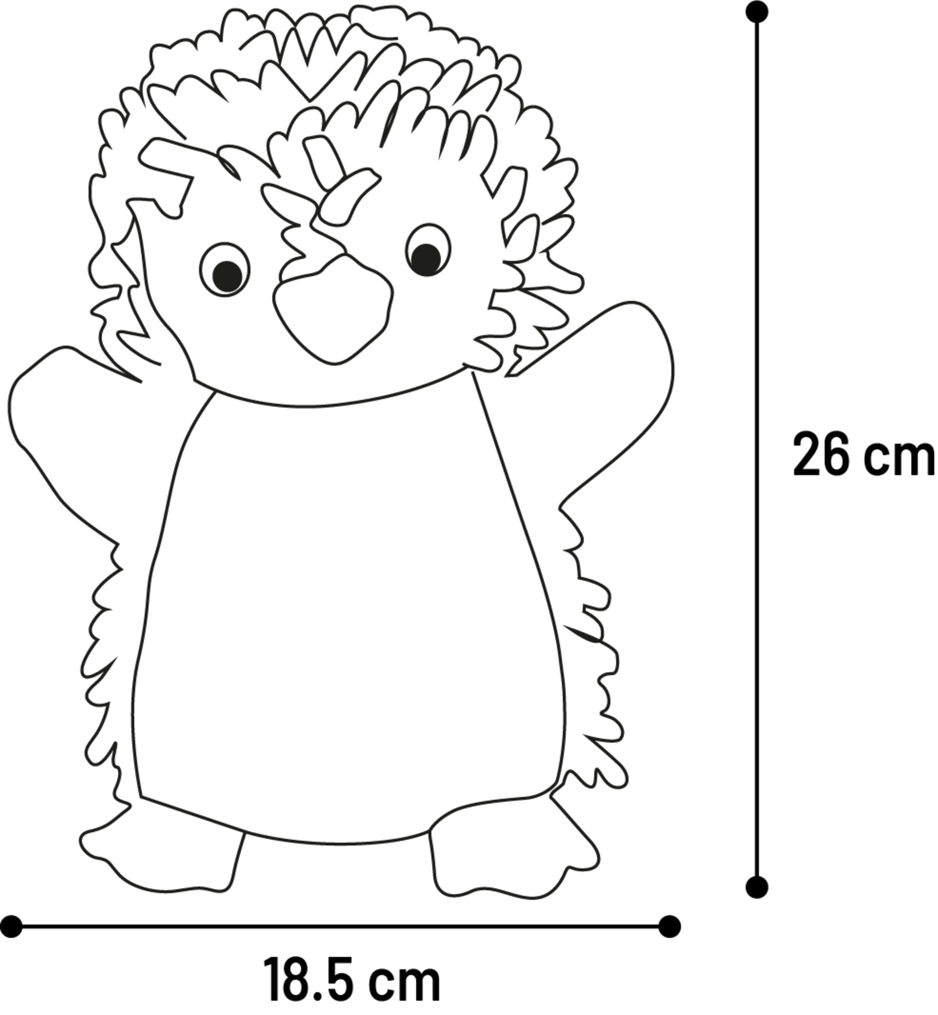 Flamingo Toy Gwido Penguin Grey