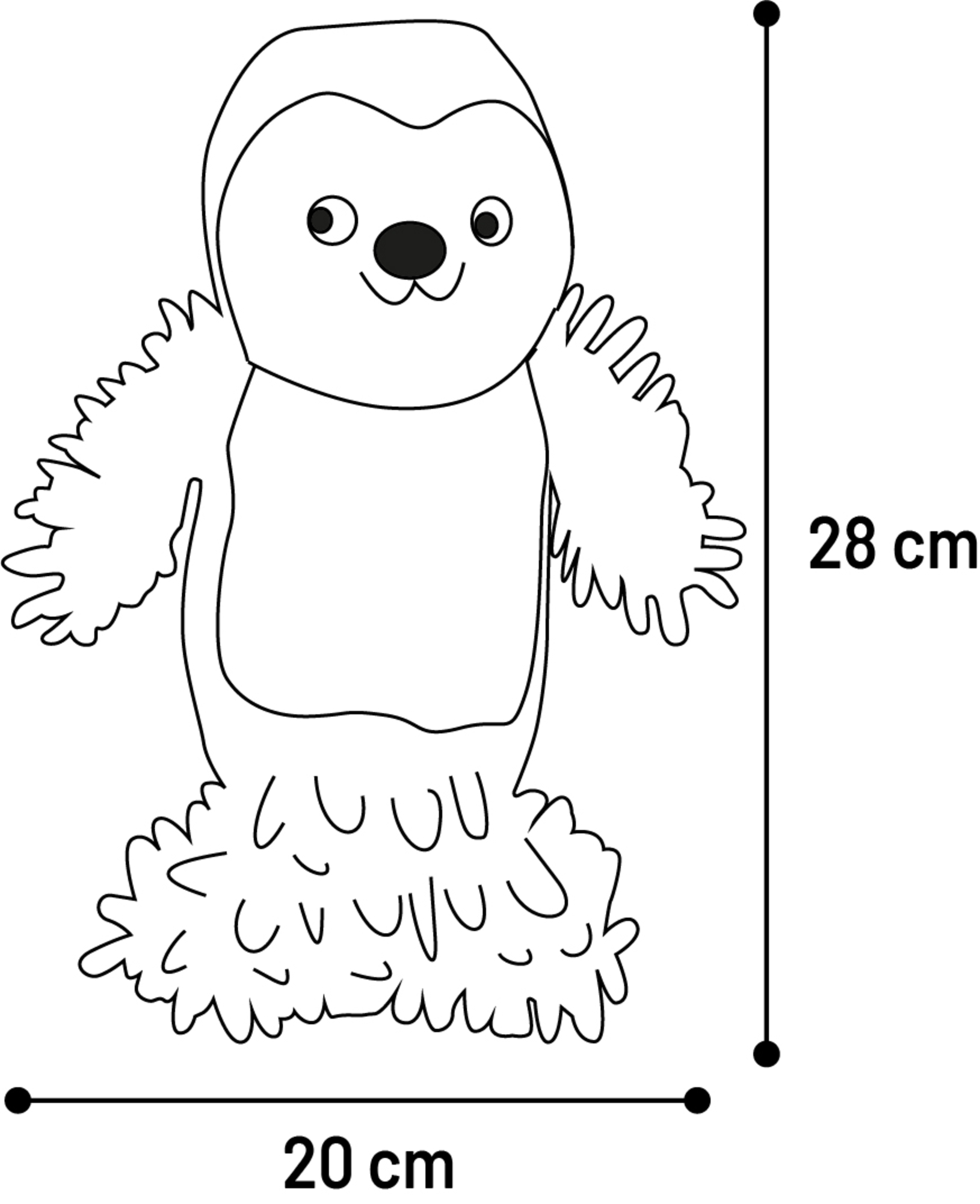 Flamingo Toy Ottra Seal Grey