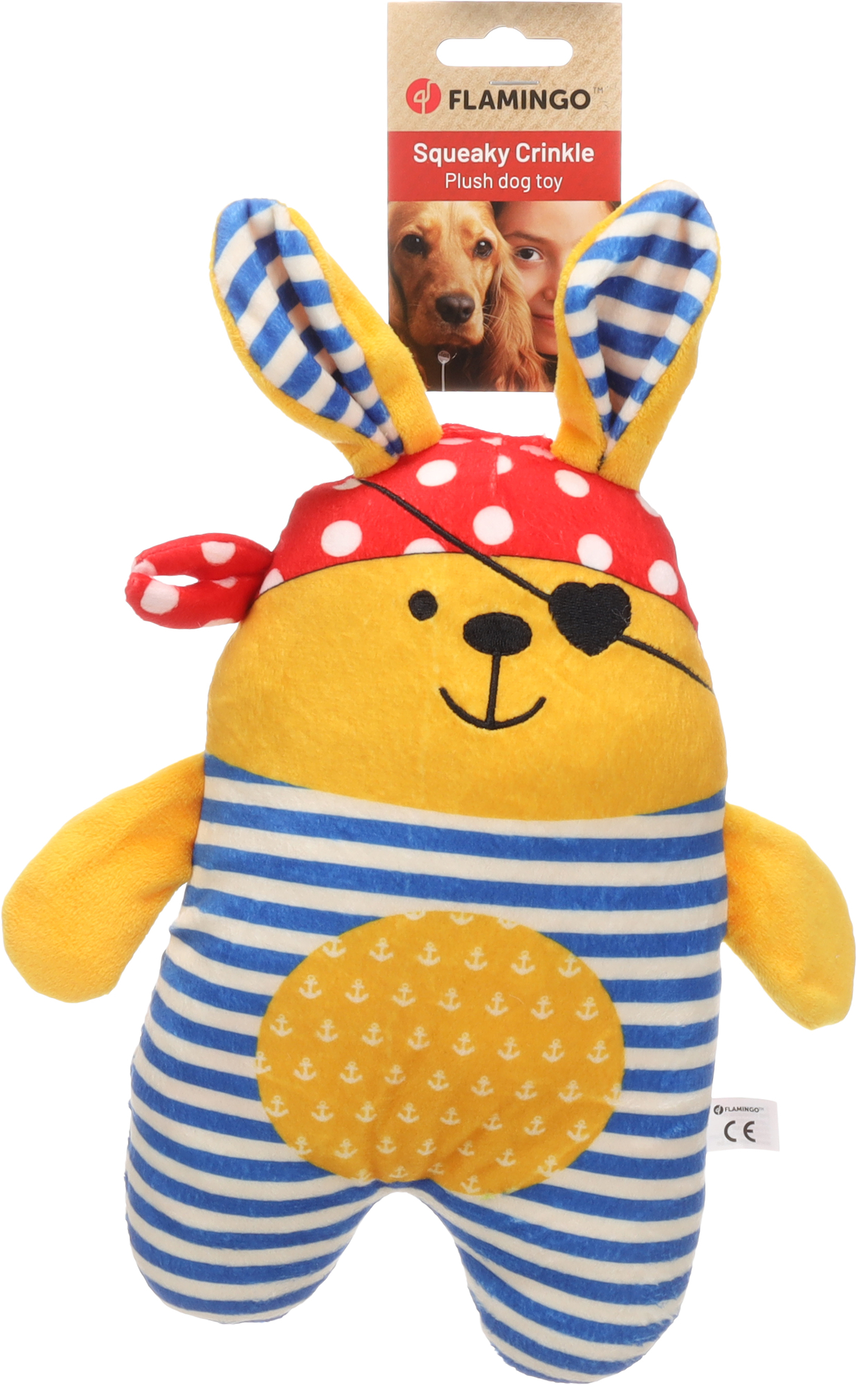 Flamingo Toy Pirra Rabbit Yellow