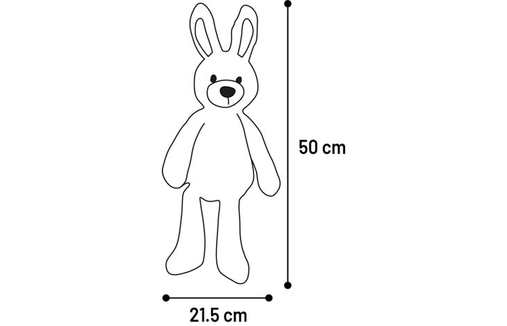 Flamingo Toy Roza Rabbit Pink