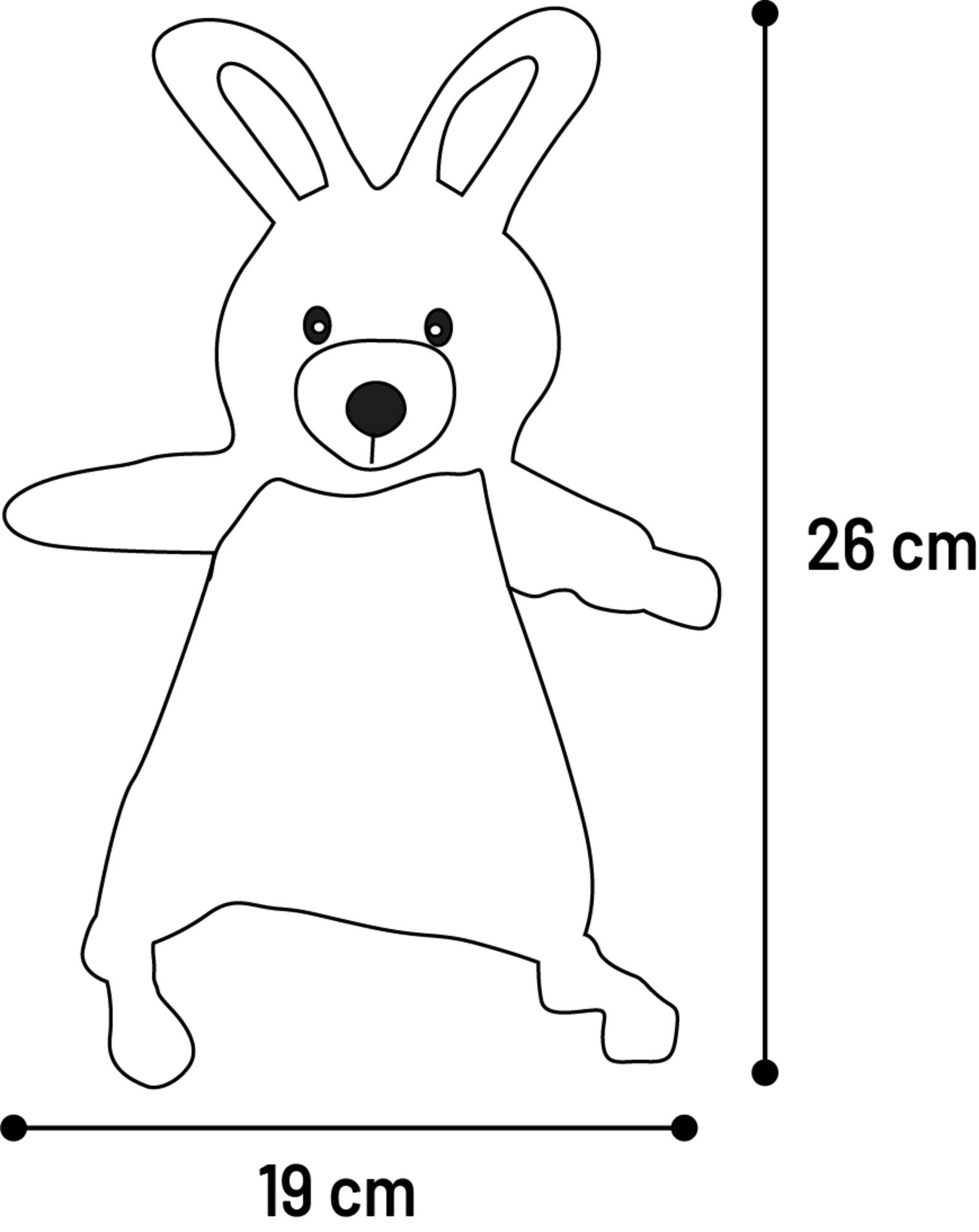 Flamingo Toy Roza Rabbit Pink