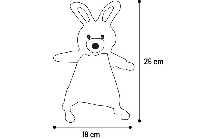 Flamingo Toy Roza Rabbit Pink