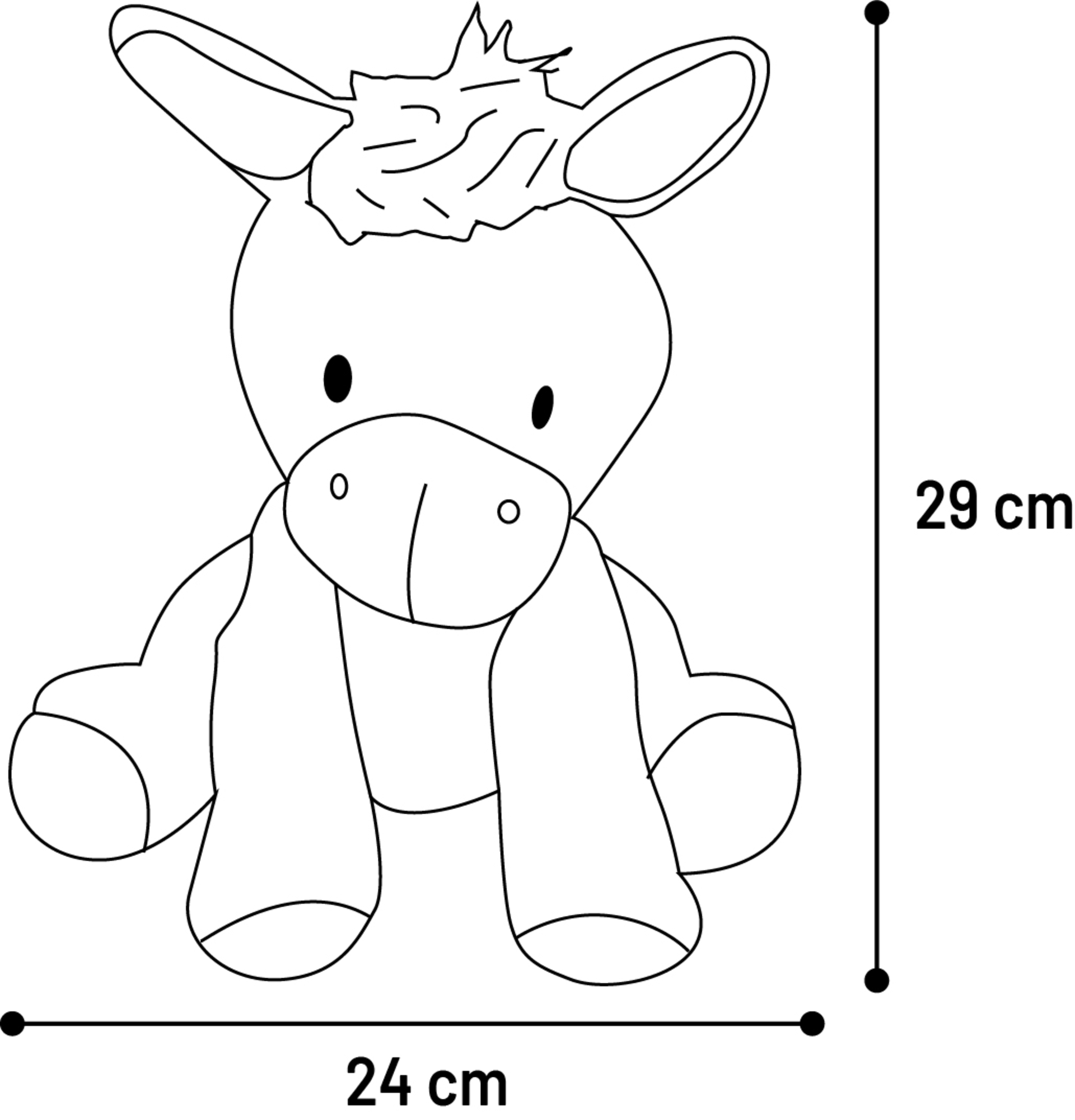 Flamingo Toy Azor Donkey Pink