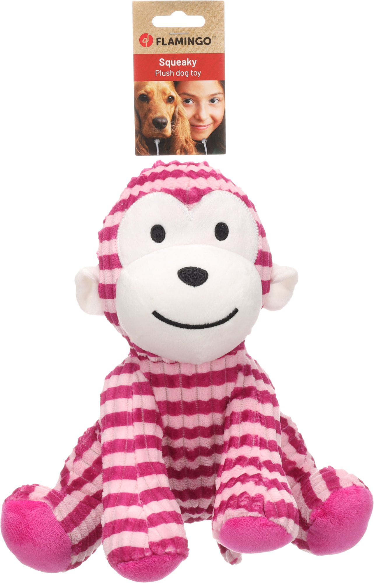 Flamingo Toy Azor Monkey Pink