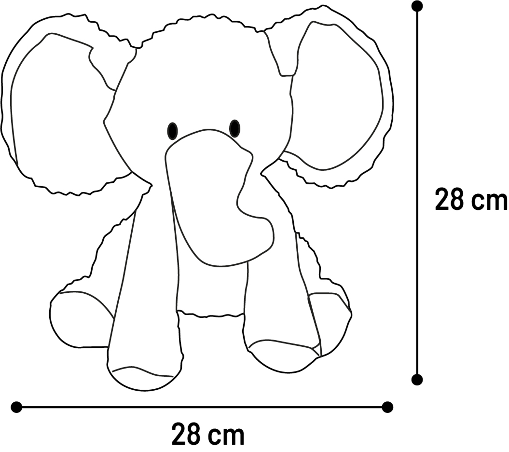 Flamingo Toy Azor Elephant Pink