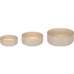 Futter- und Trinknapf Lado Rund Beige