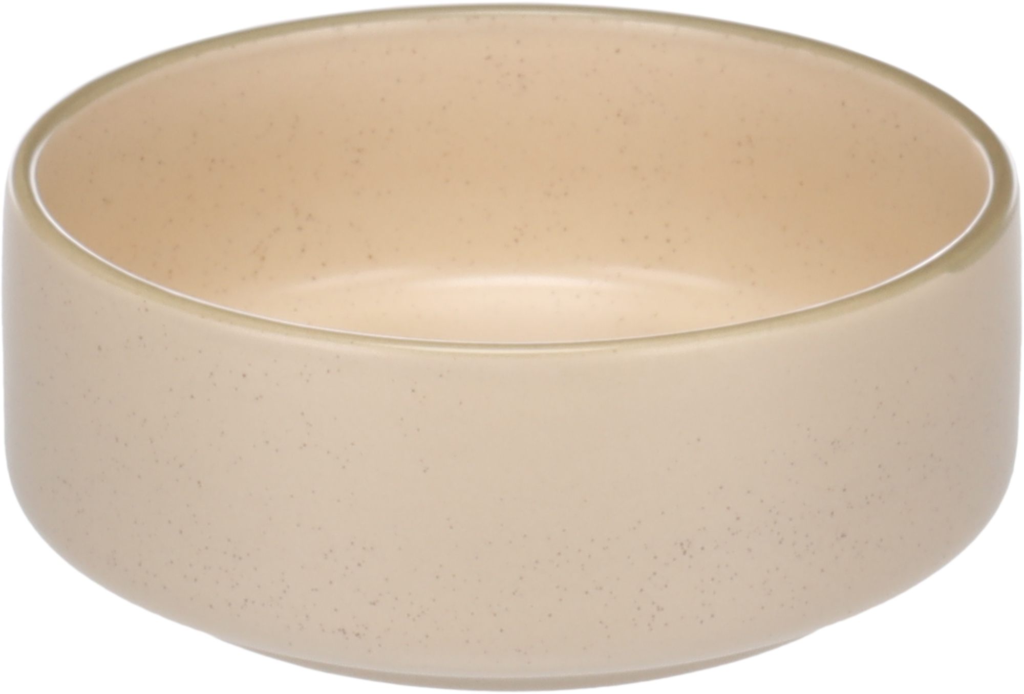 Flamingo Feeding and drinking bowl Lado Round Beige