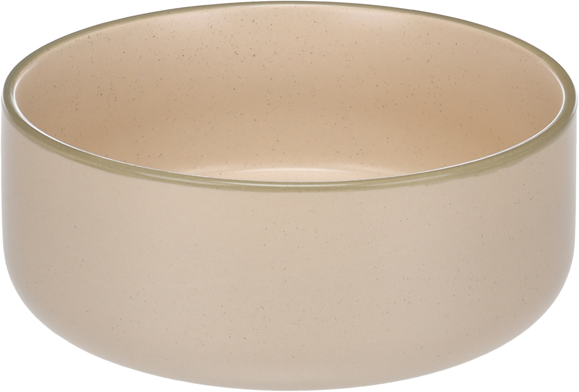 Flamingo Feeding and drinking bowl Lado Round Beige