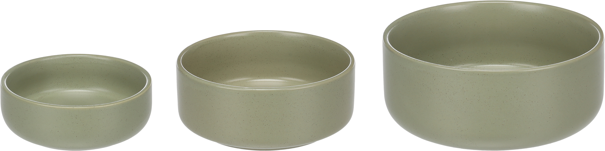 Flamingo Feeding and drinking bowl Lajos Round Green