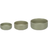 Flamingo Feeding and drinking bowl Lajos Round Green