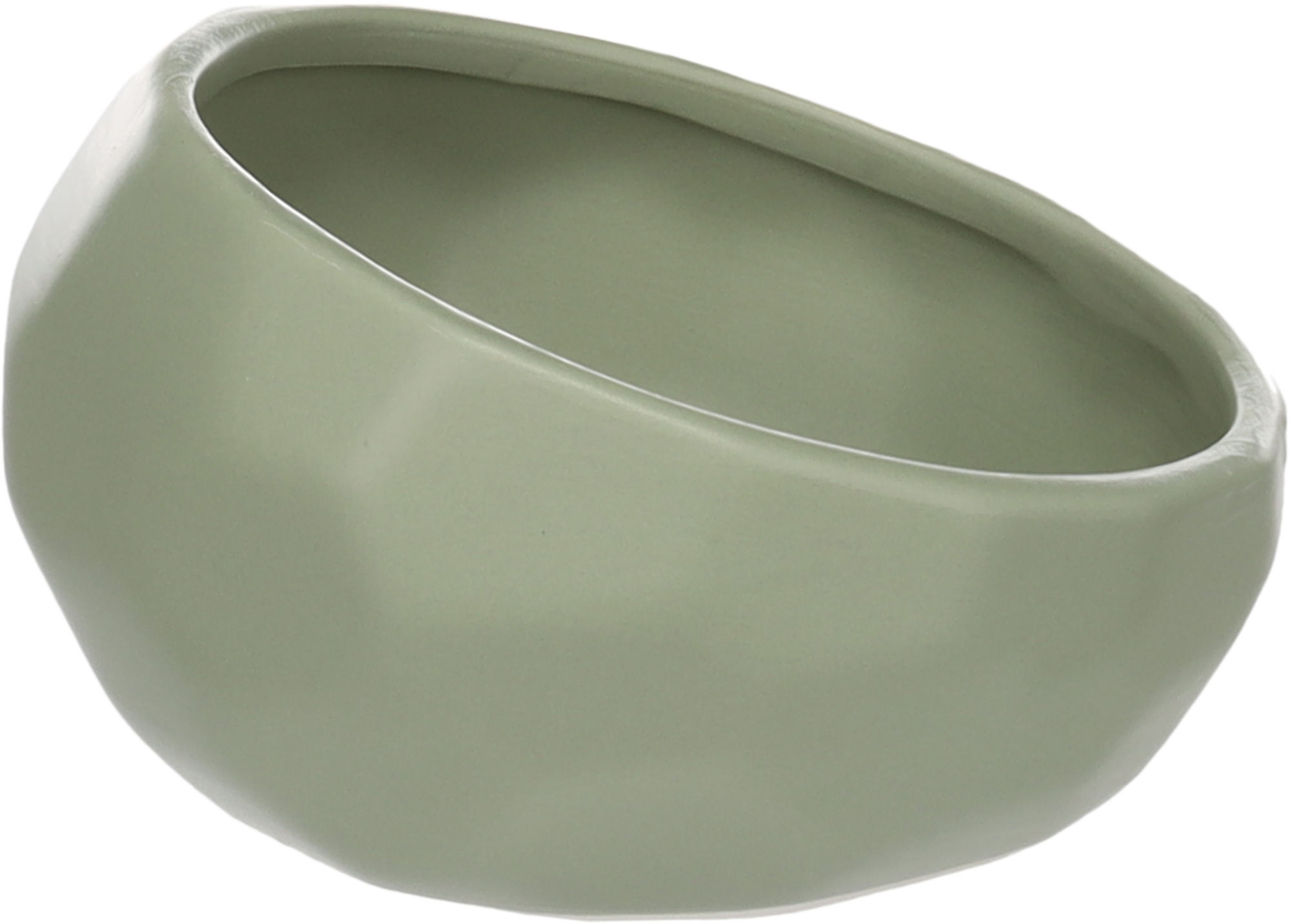 Flamingo Feeding and drinking bowl Unic Round Green