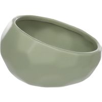 Flamingo Feeding and drinking bowl Unic Round Green