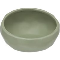 Flamingo Feeding and drinking bowl Unic Round Green