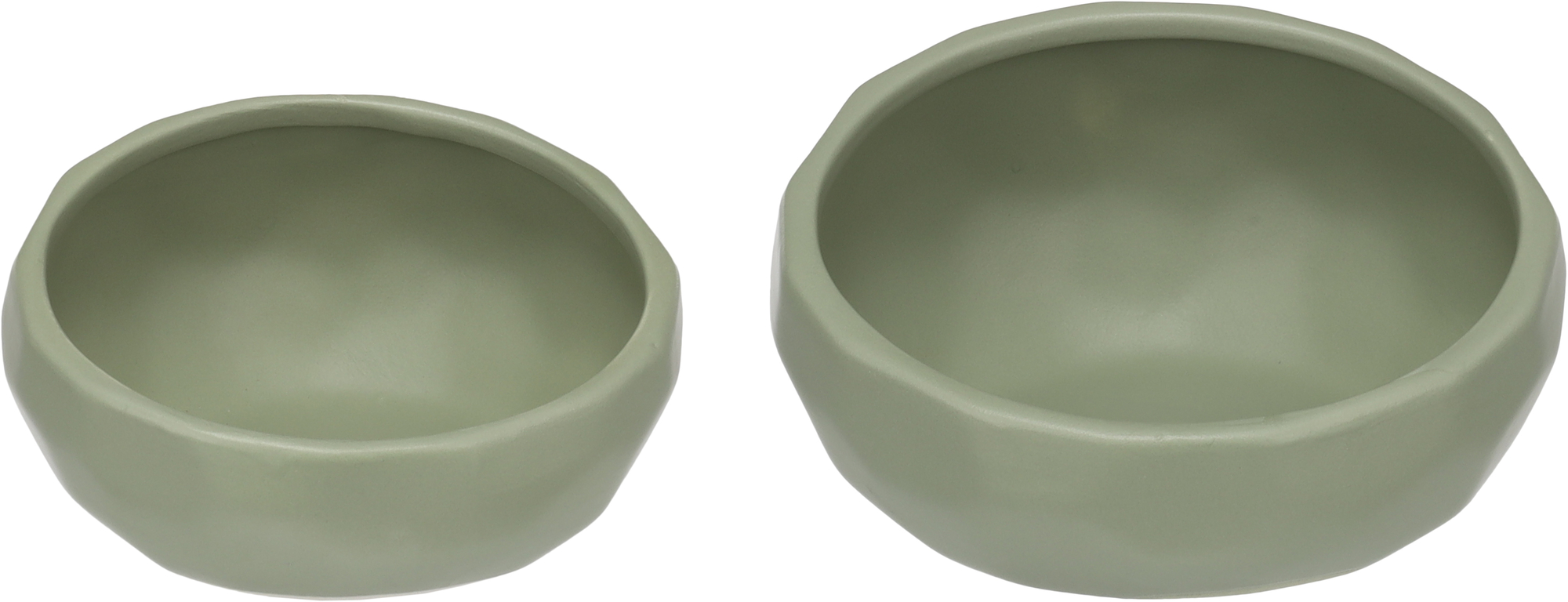 Flamingo Feeding and drinking bowl Unic Round Green