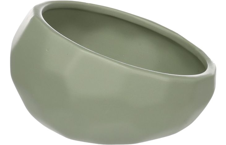 Flamingo Feeding and drinking bowl Unic Round Green