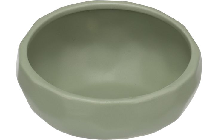 Flamingo Feeding and drinking bowl Unic Round Green
