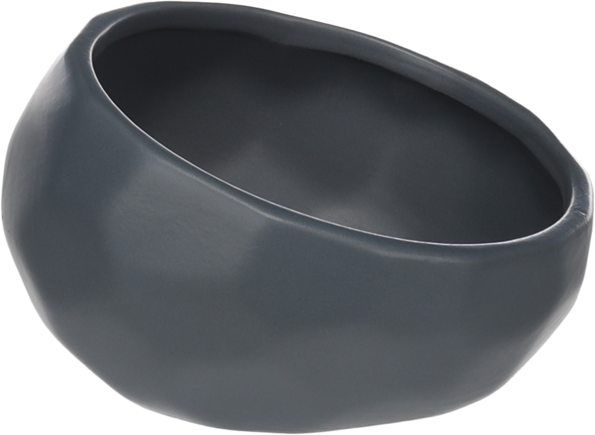 Flamingo Feeding and drinking bowl Unic Round Dark blue