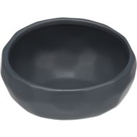 Flamingo Feeding and drinking bowl Unic Round Dark blue