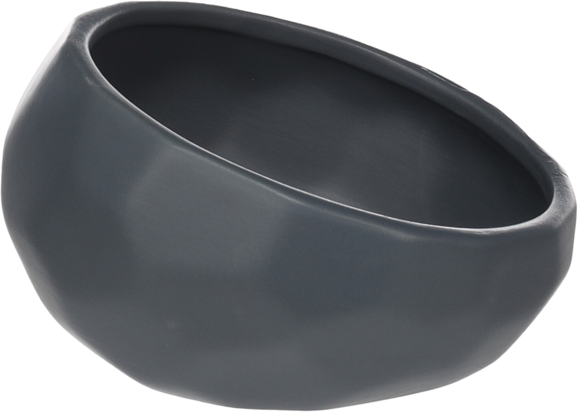 Flamingo Feeding and drinking bowl Unic Round Dark blue