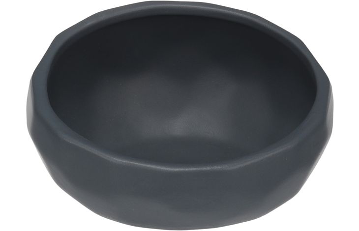 Flamingo Feeding and drinking bowl Unic Round Dark blue