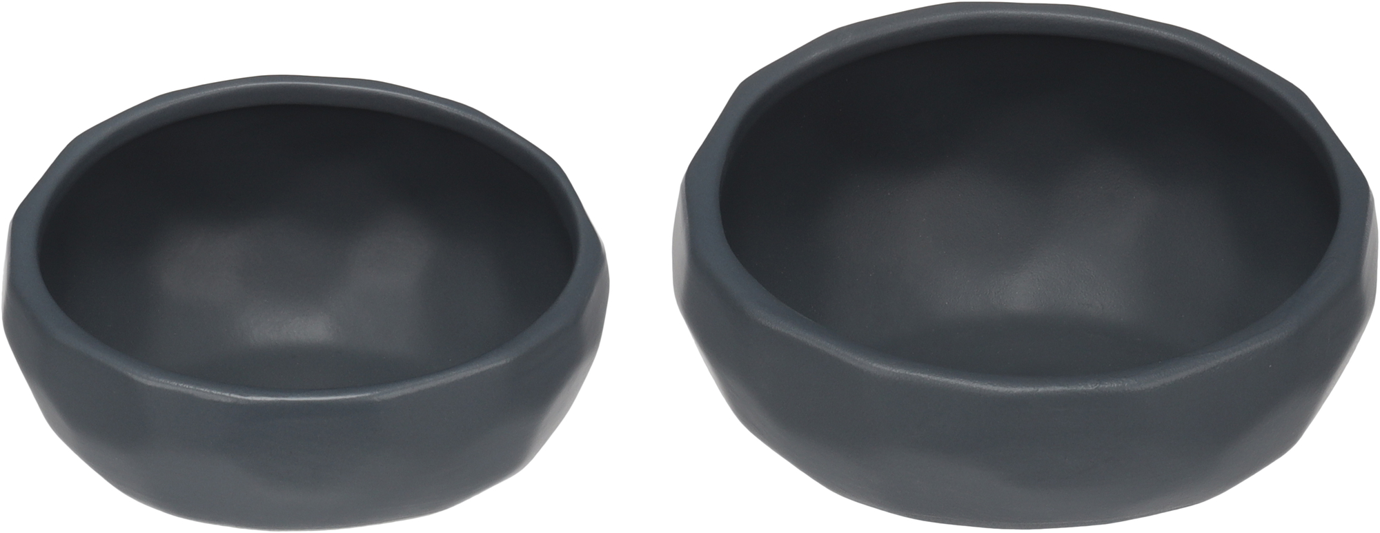 Flamingo Feeding and drinking bowl Unic Round Dark blue