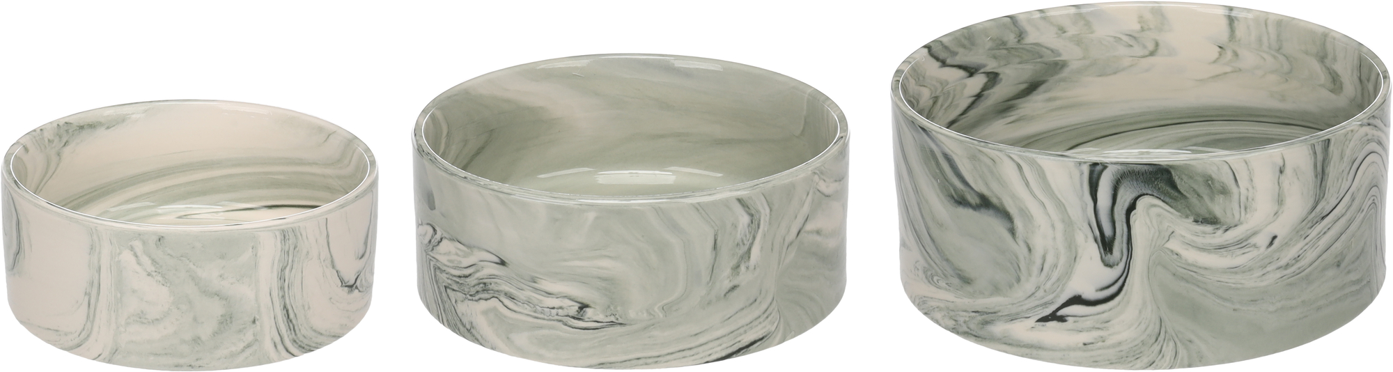 Flamingo Feeding and drinking bowl Baron Round Green