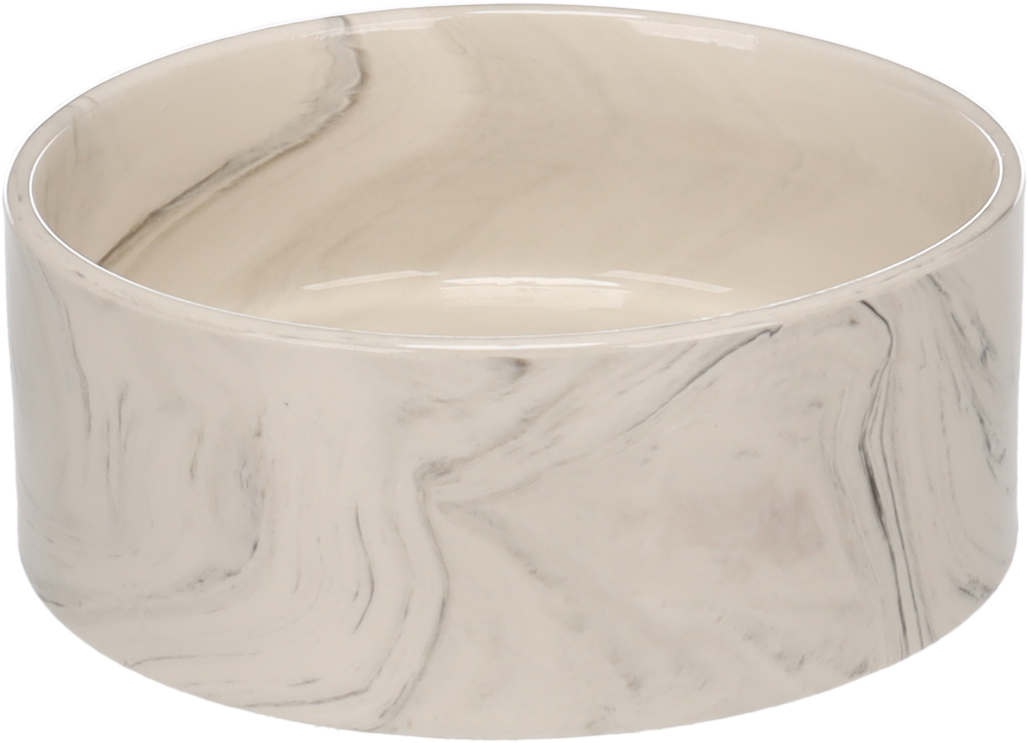 Flamingo Feeding and drinking bowl Baron Round Grey